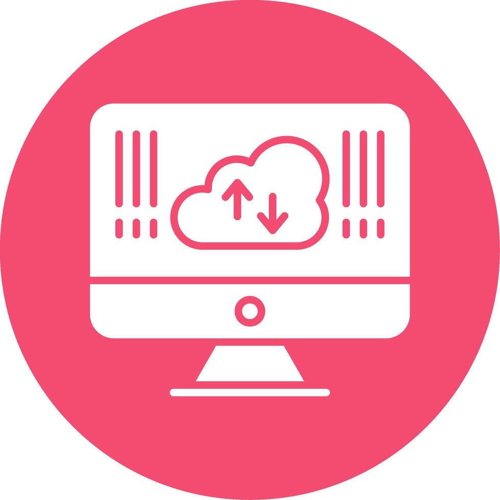 Computing Multi Color Circle Icon vector