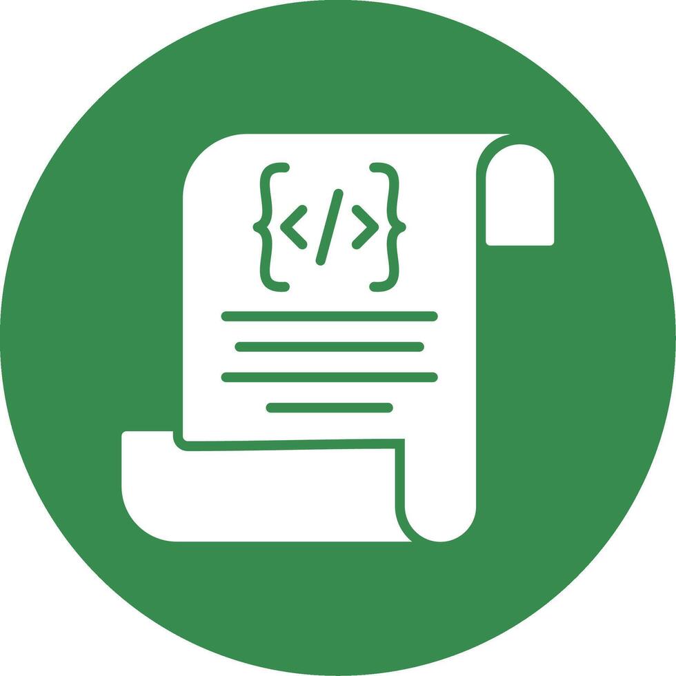 Script Multi Color Circle Icon vector