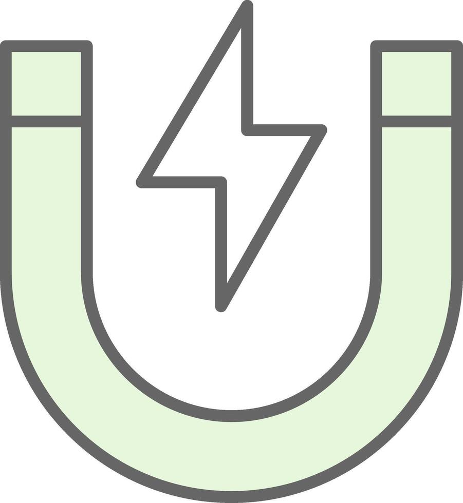 Magnet Fillay Icon Design vector