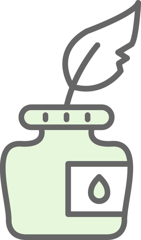 Ink Fillay Icon Design vector