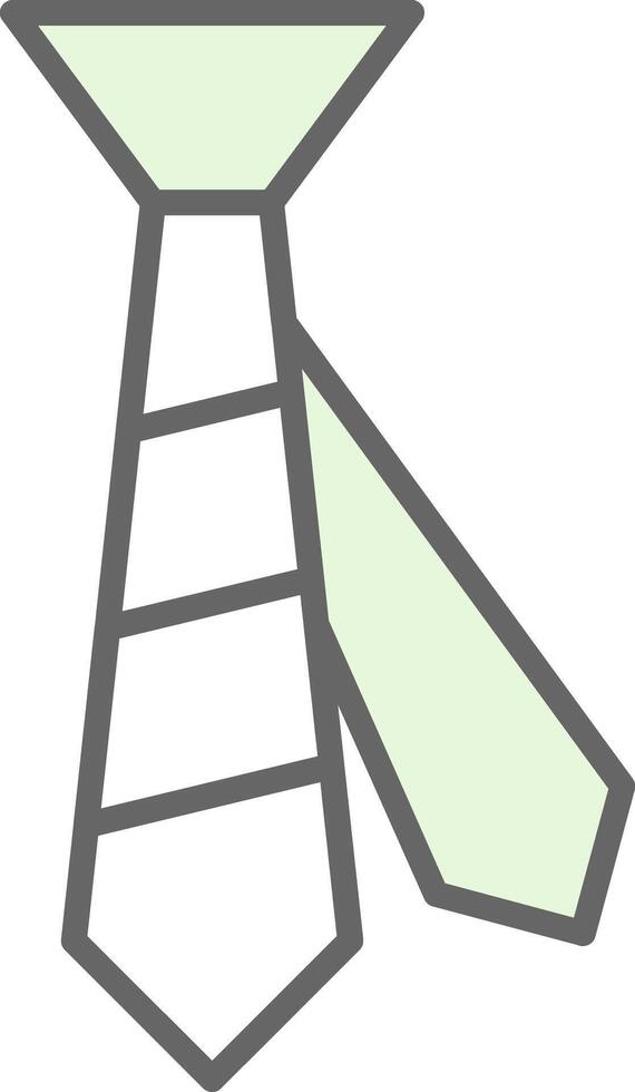 Tie Fillay Icon Design vector