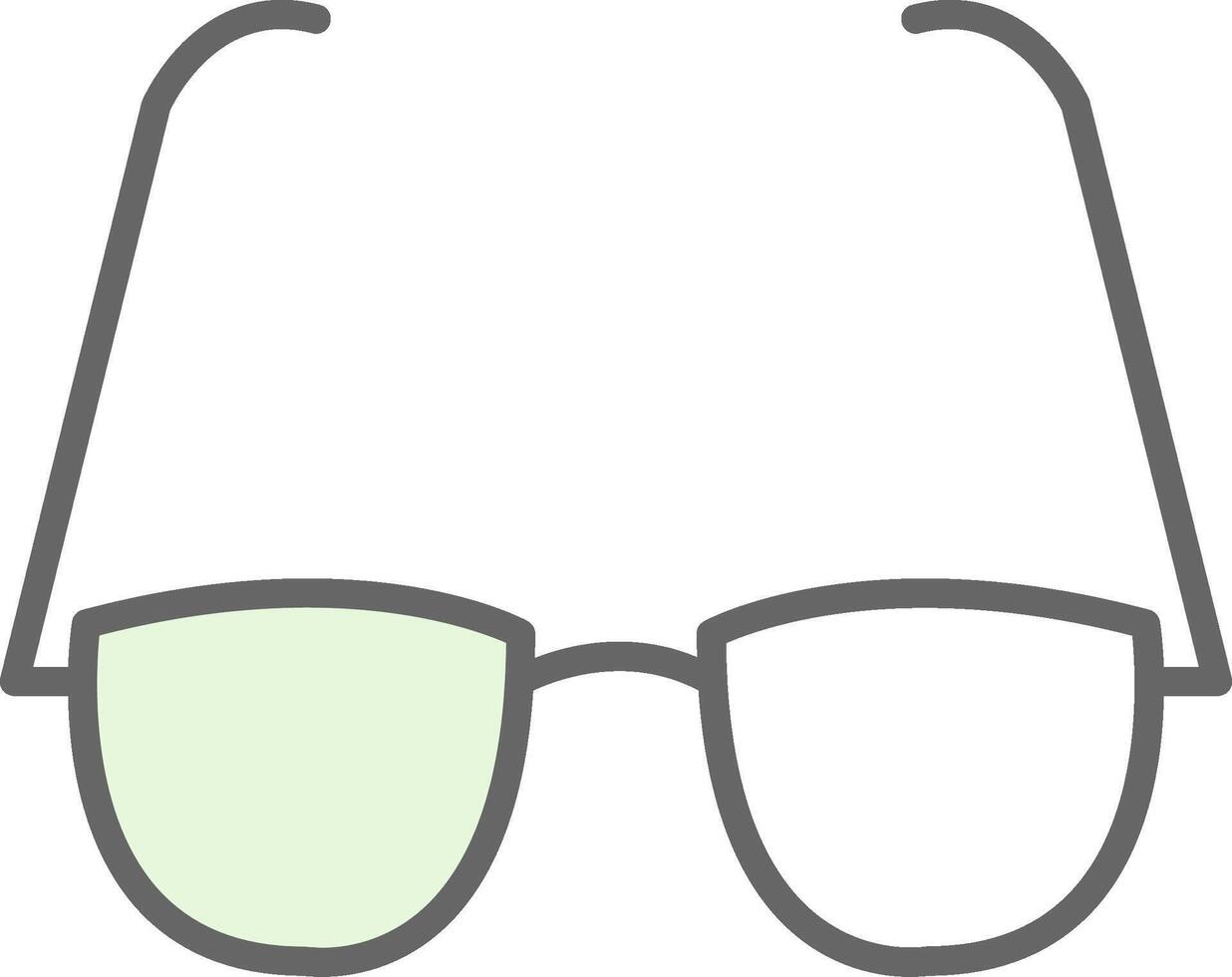 lentes relleno icono diseño vector