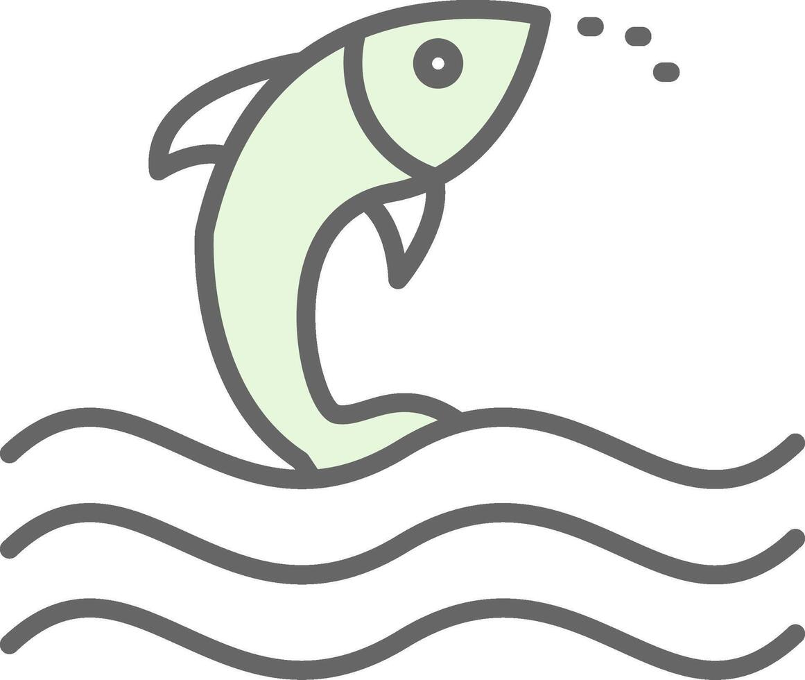 Fish Fillay Icon Design vector