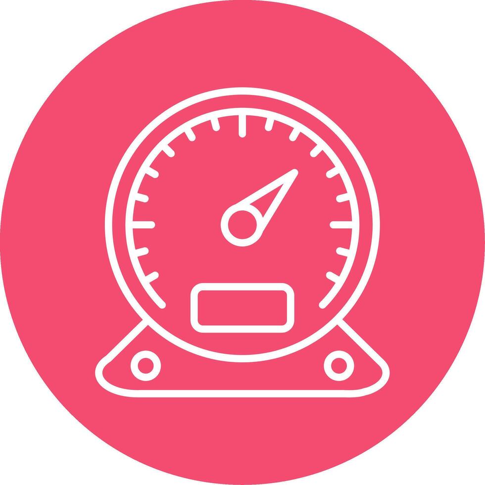 Gauge Multi Color Circle Icon vector