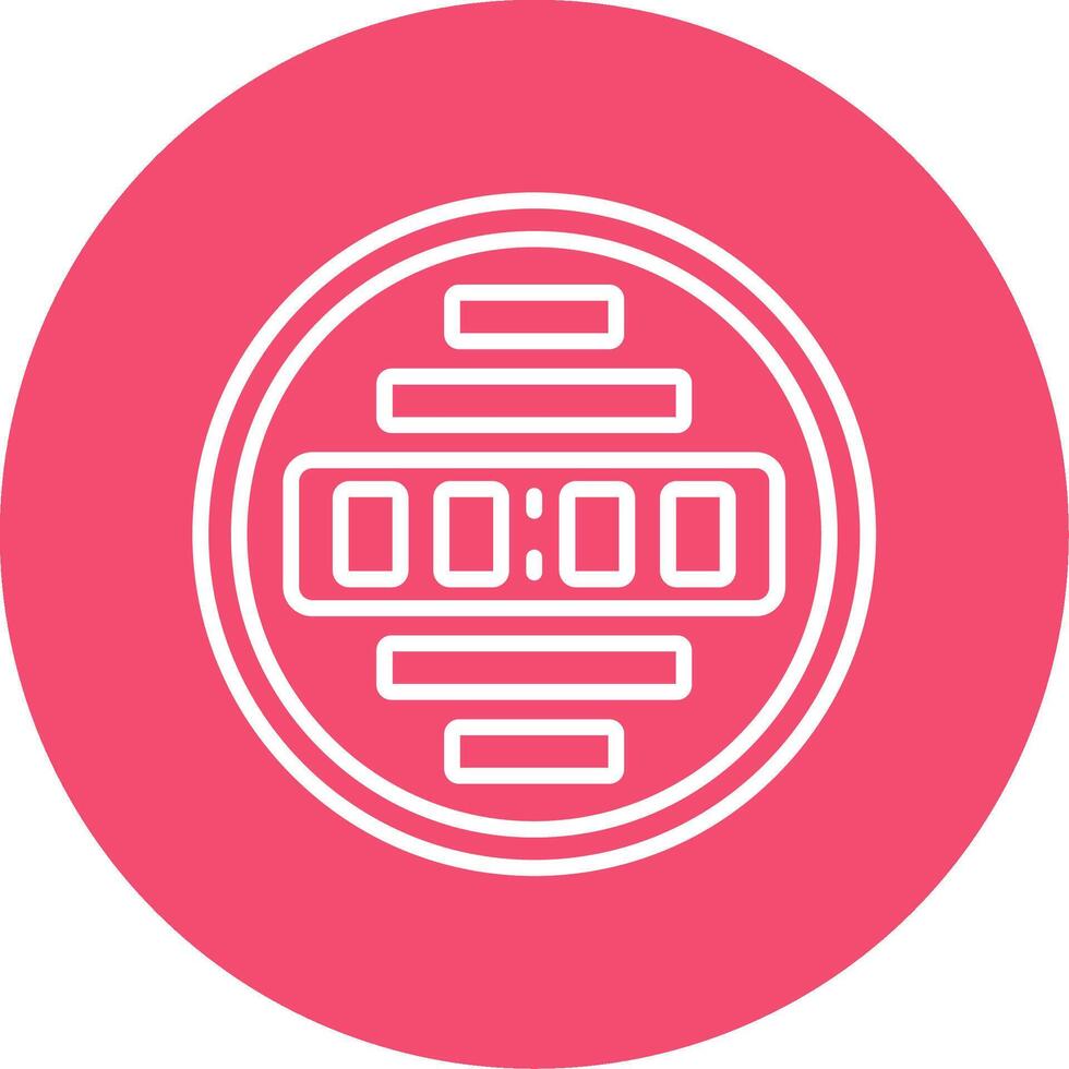 Gauge Multi Color Circle Icon vector