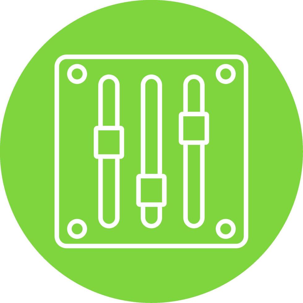 Gauge Multi Color Circle Icon vector