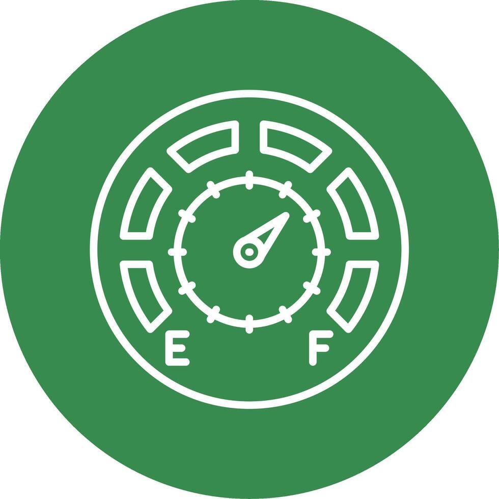 Gauge Multi Color Circle Icon vector