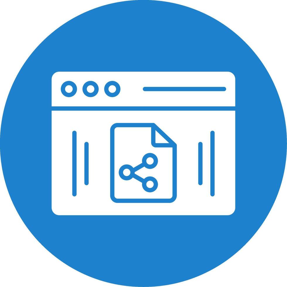 File Sharing Multi Color Circle Icon vector