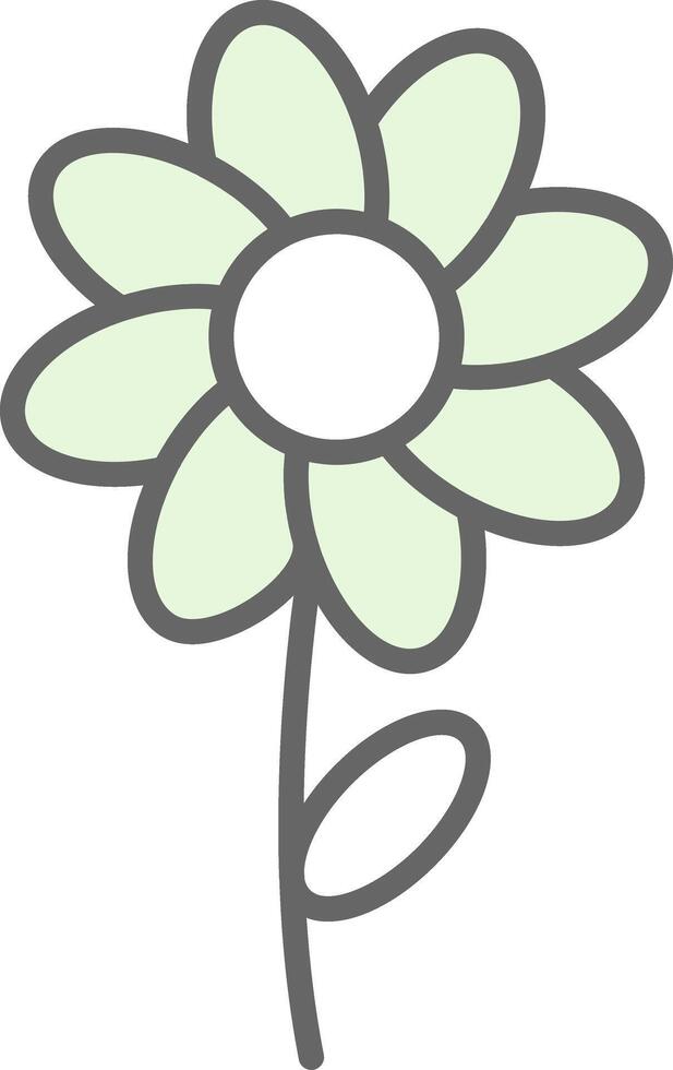 Flower Fillay Icon Design vector