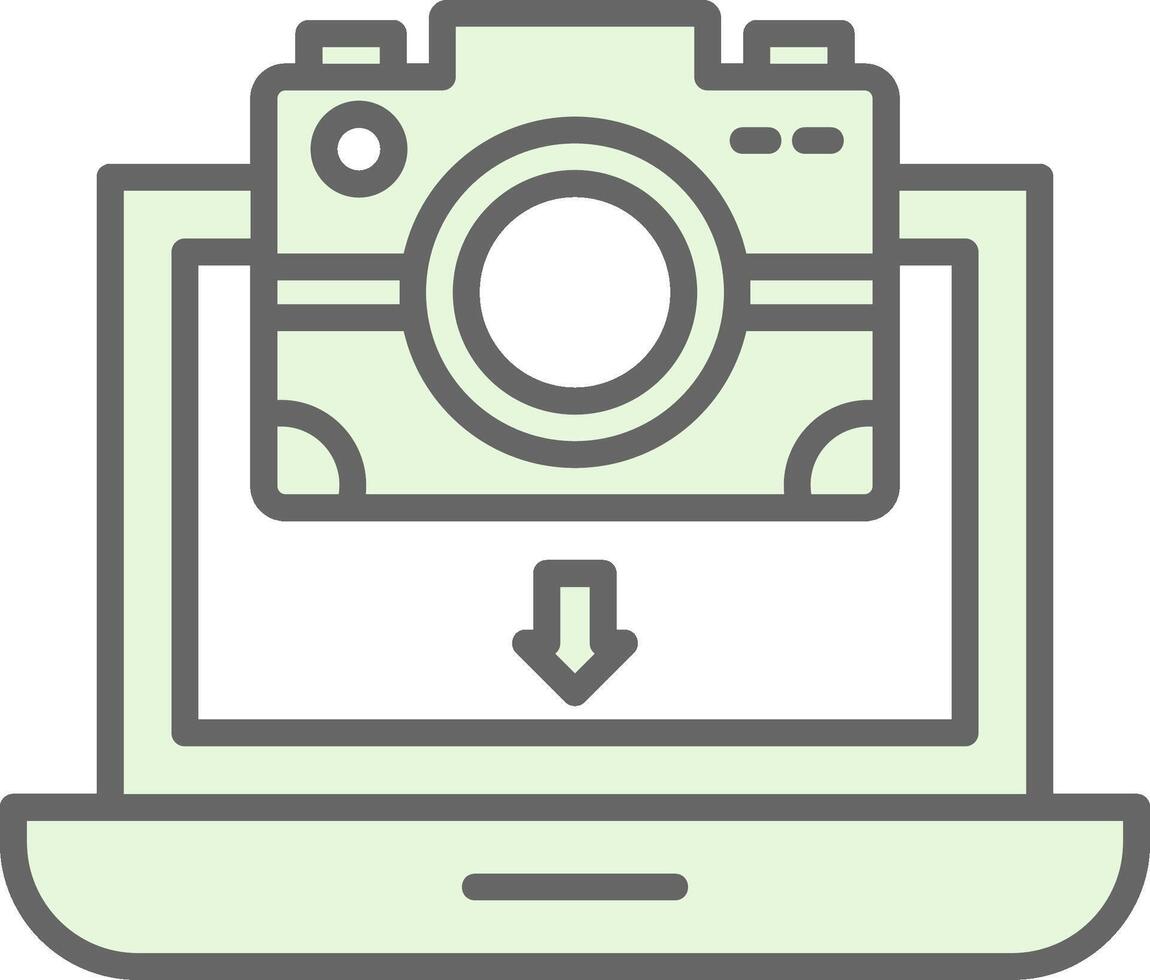 Pictures Fillay Icon Design vector