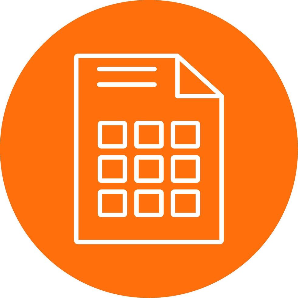 Grid Multi Color Circle Icon vector