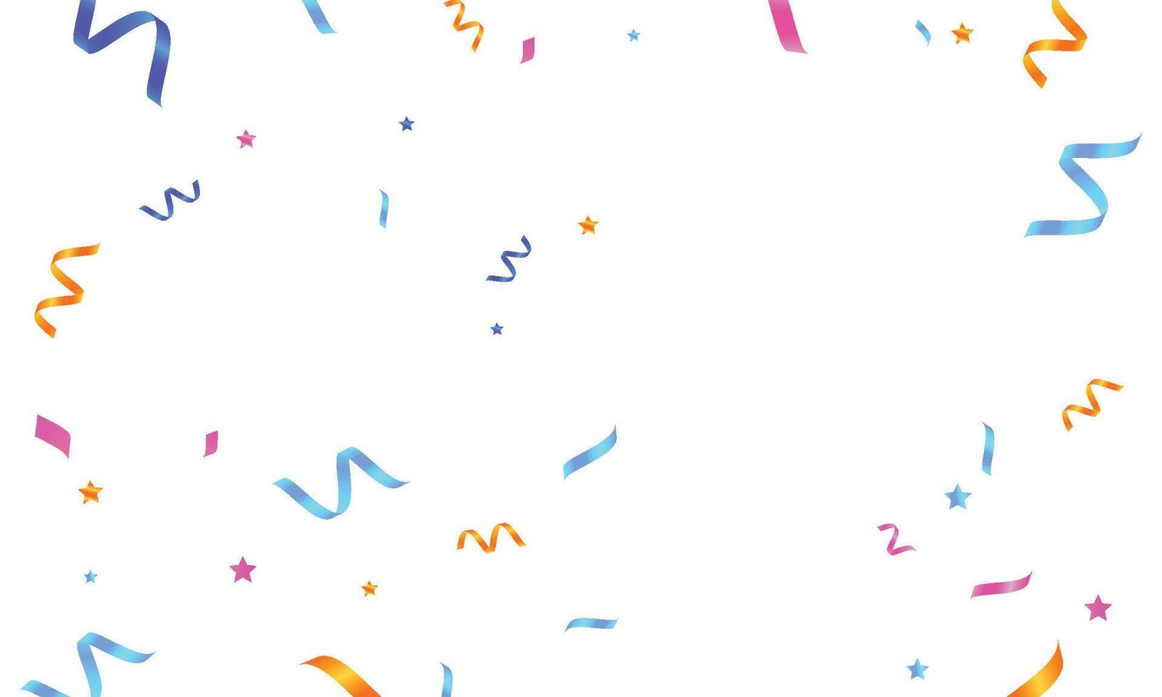 colorful confetti festive illustration of falling shiny confetti isolated vector