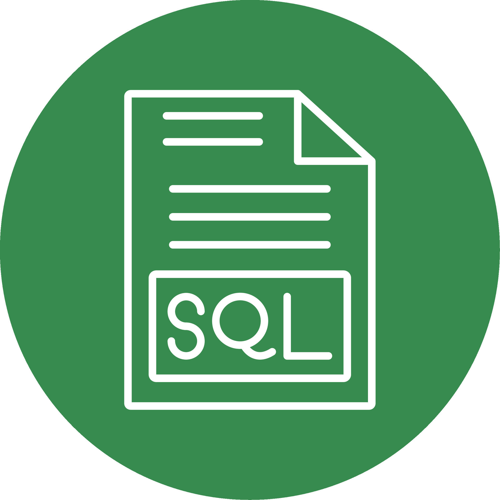 Sql Multi Color Circle Icon 43614843 Vector Art at Vecteezy