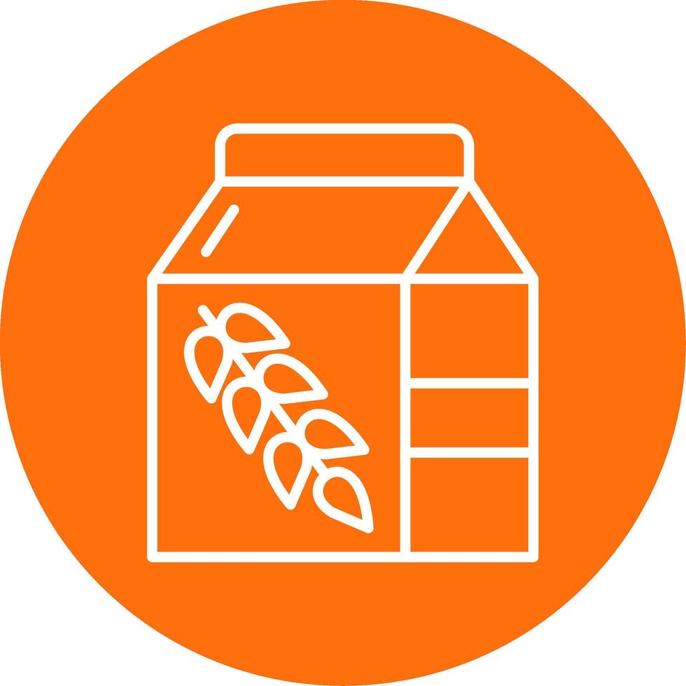Flour Multi Color Circle Icon vector
