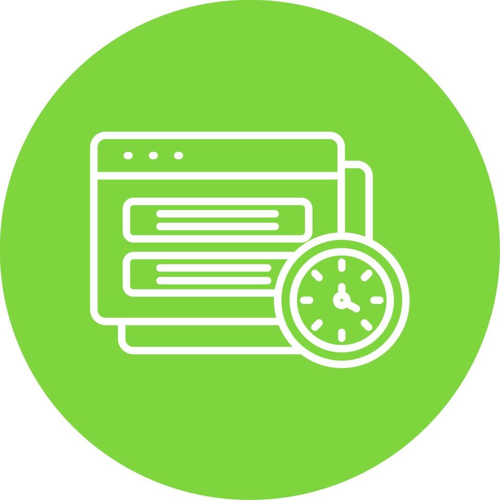 Tasks Multi Color Circle Icon vector