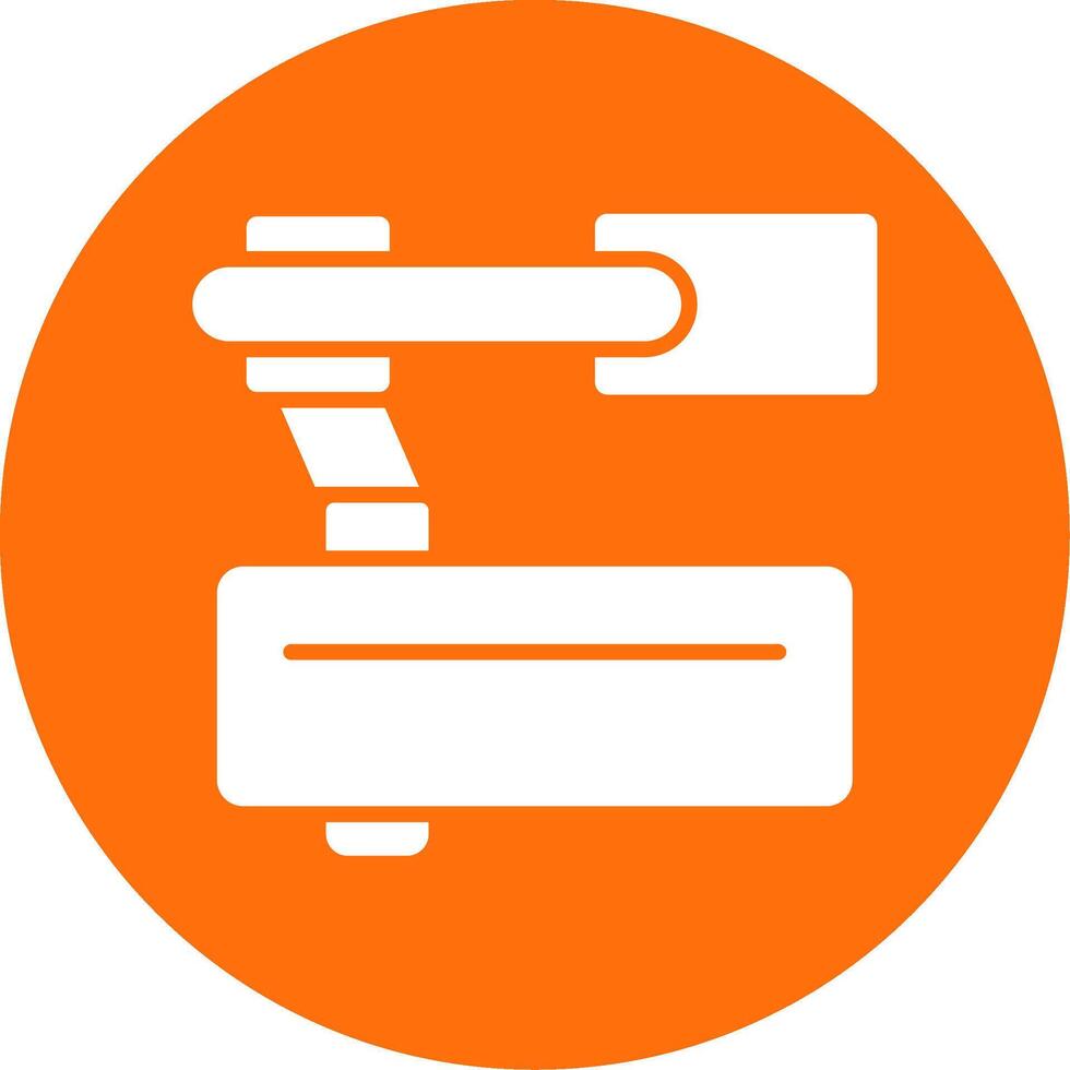 Hinge Multi Color Circle Icon vector