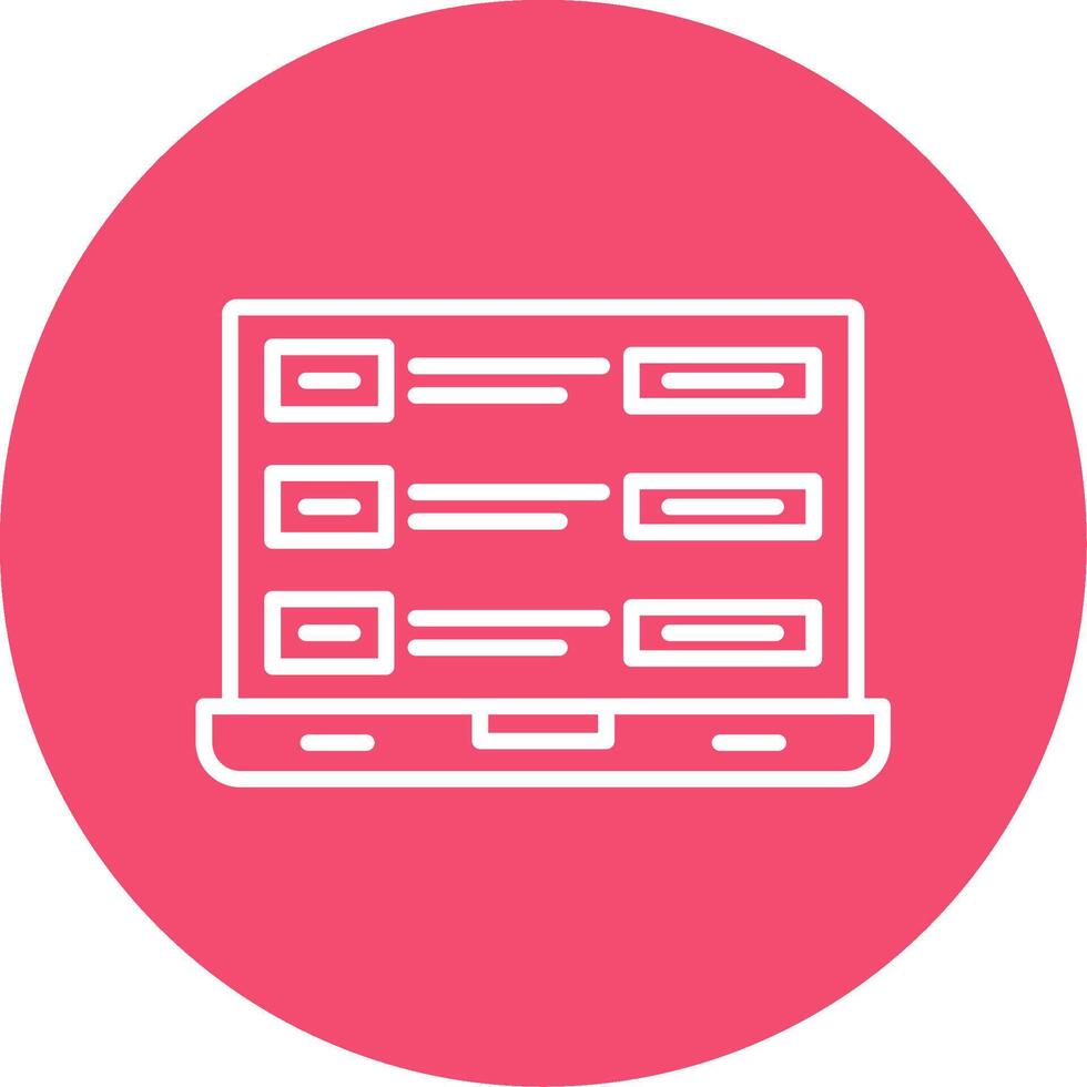Tasks Multi Color Circle Icon vector