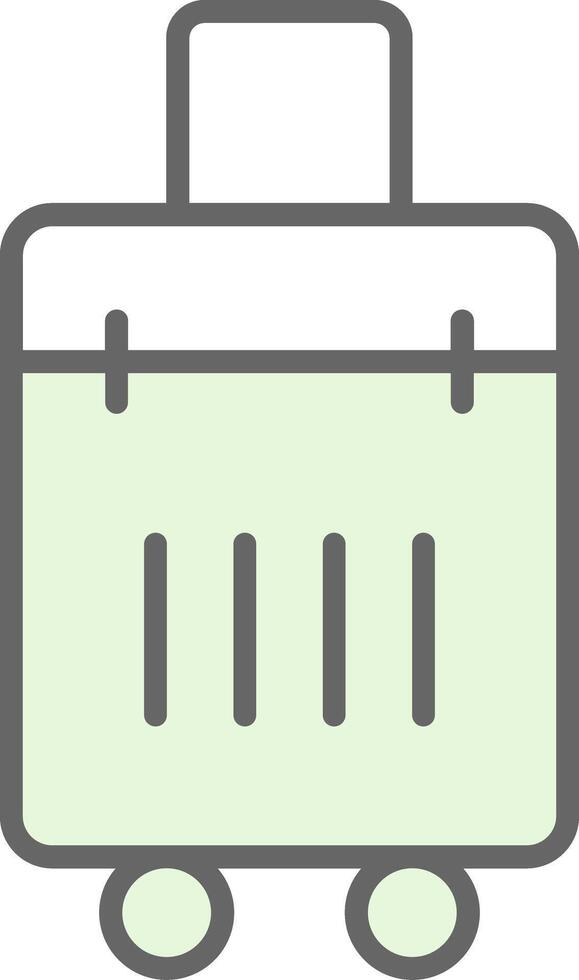 Bag Fillay Icon Design vector