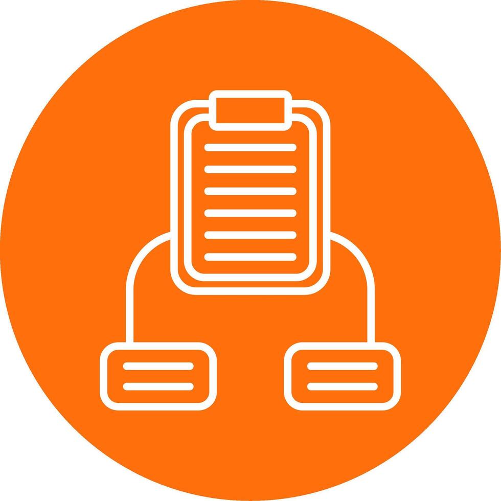 Tasks Multi Color Circle Icon vector