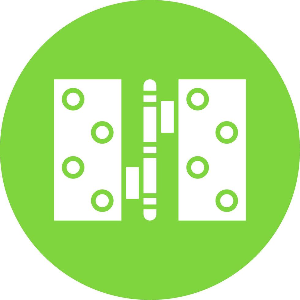Hinge Multi Color Circle Icon vector