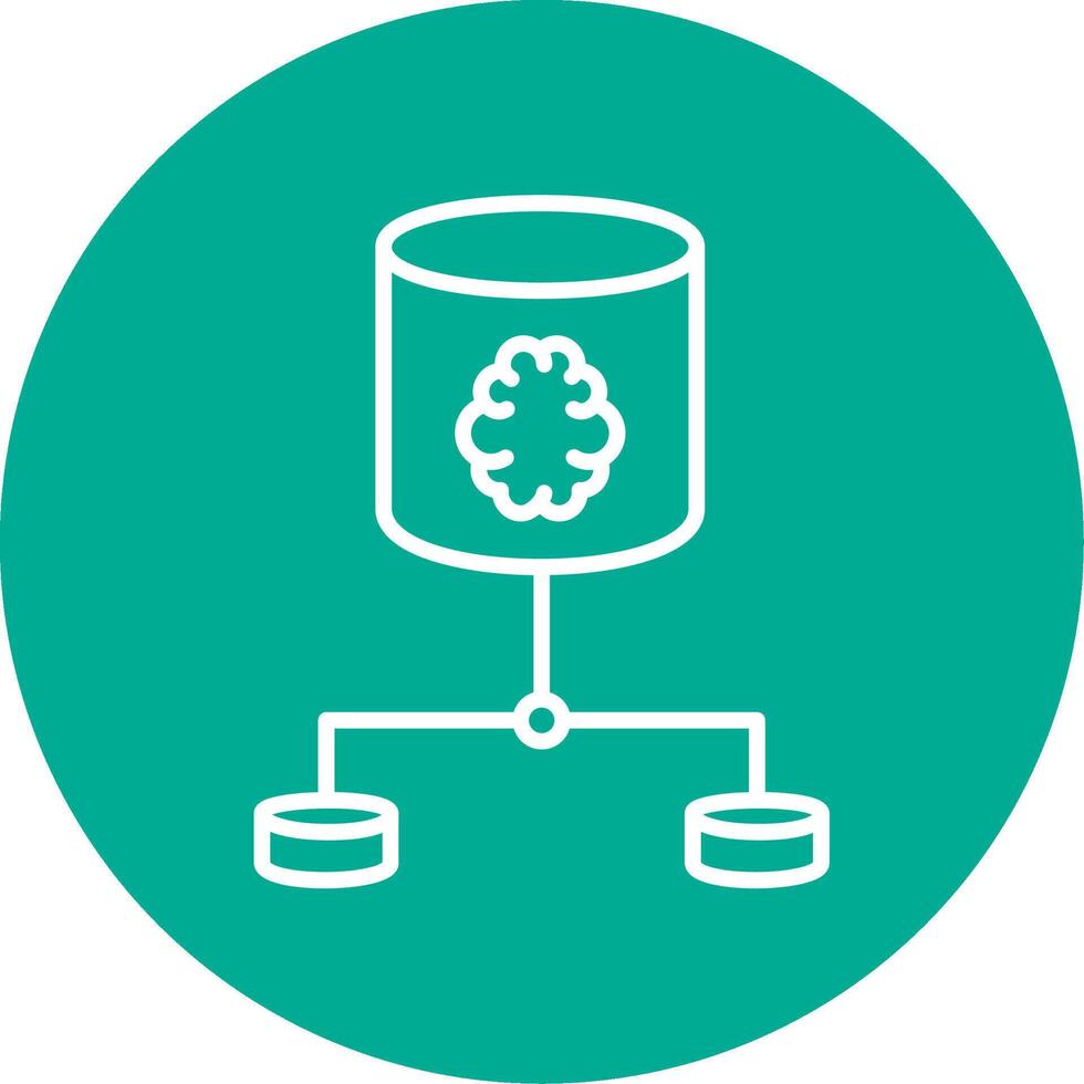 Network Multi Color Circle Icon vector