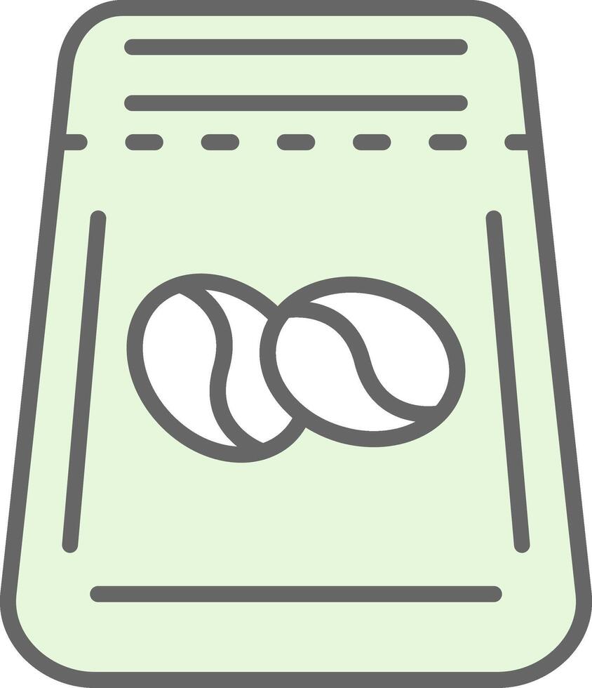 Beans Bag Fillay Icon Design vector