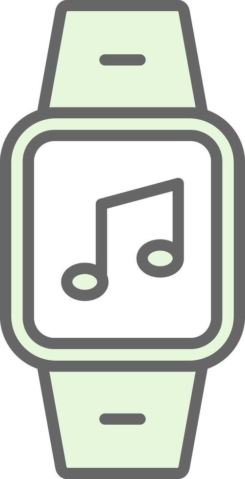 música relleno icono diseño vector