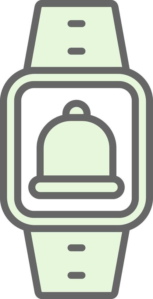 Notification Fillay Icon Design vector