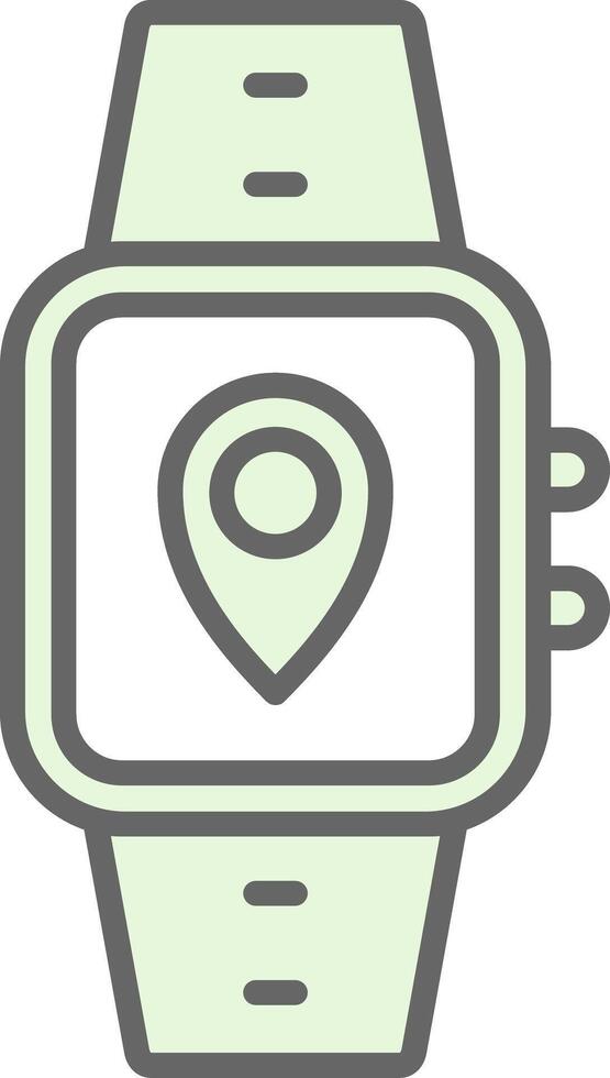 Location Fillay Icon Design vector