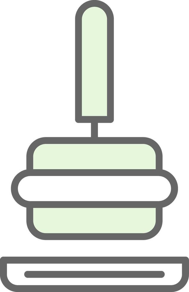 Tamper Fillay Icon Design vector