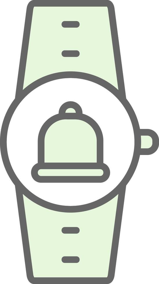 Notifications Fillay Icon Design vector