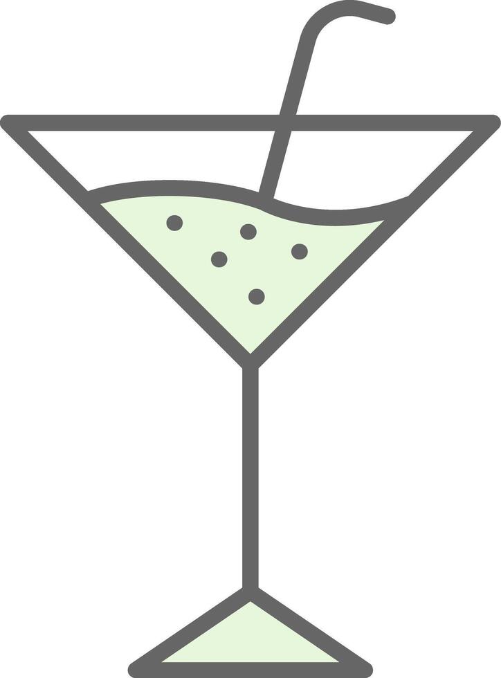 Martini Fillay Icon Design vector