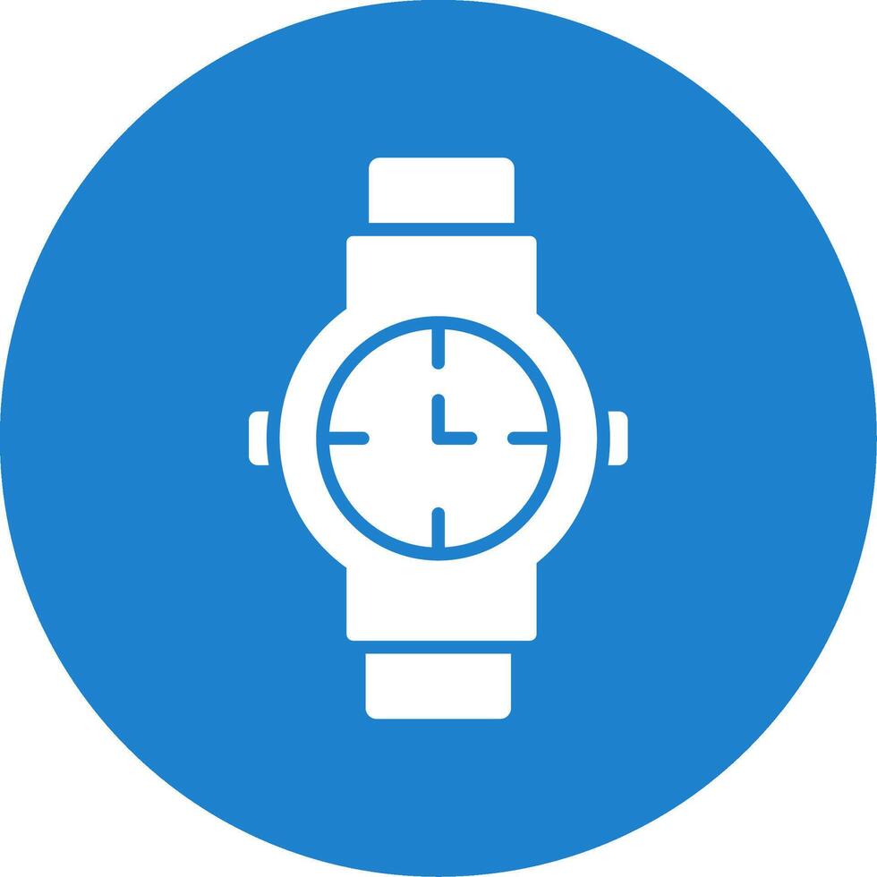 Watch Multi Color Circle Icon vector