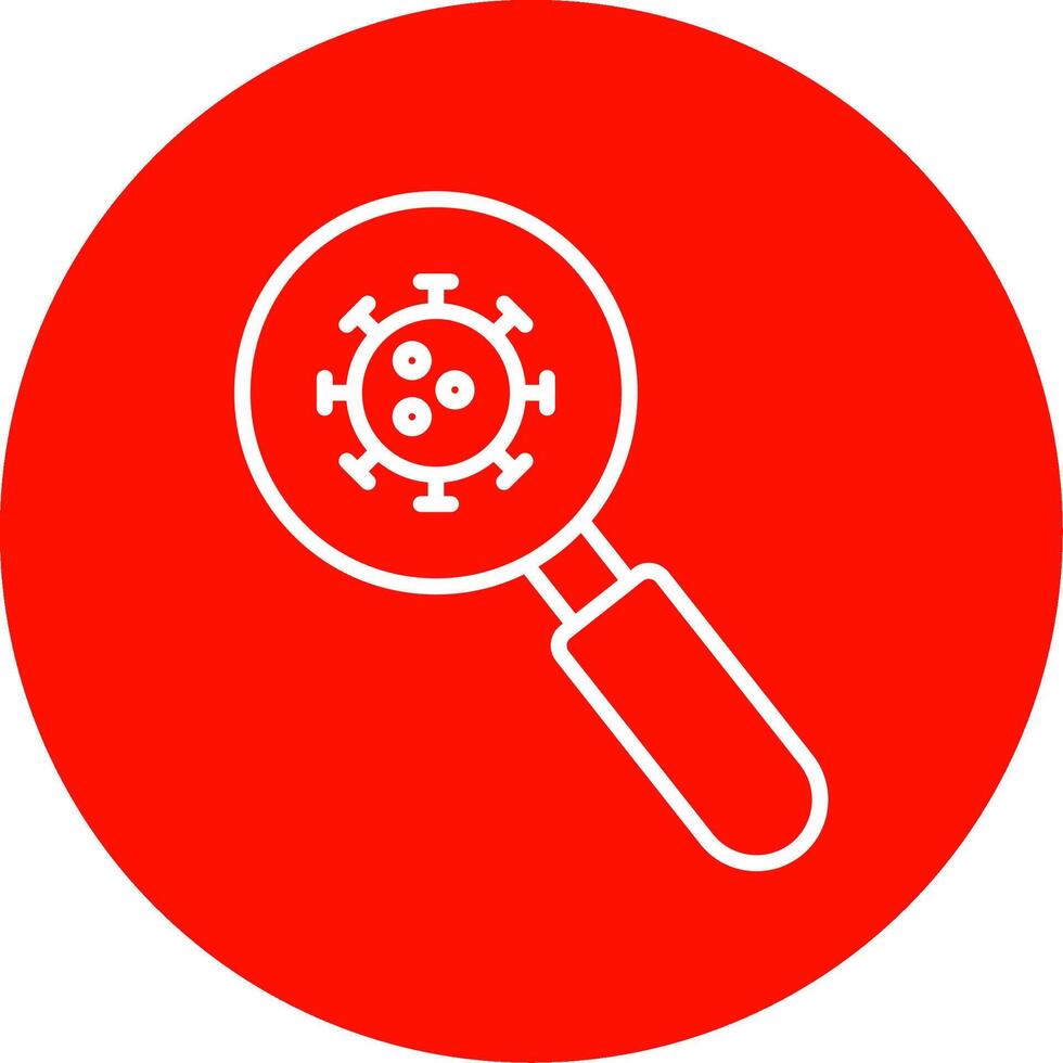 Detection Multi Color Circle Icon vector