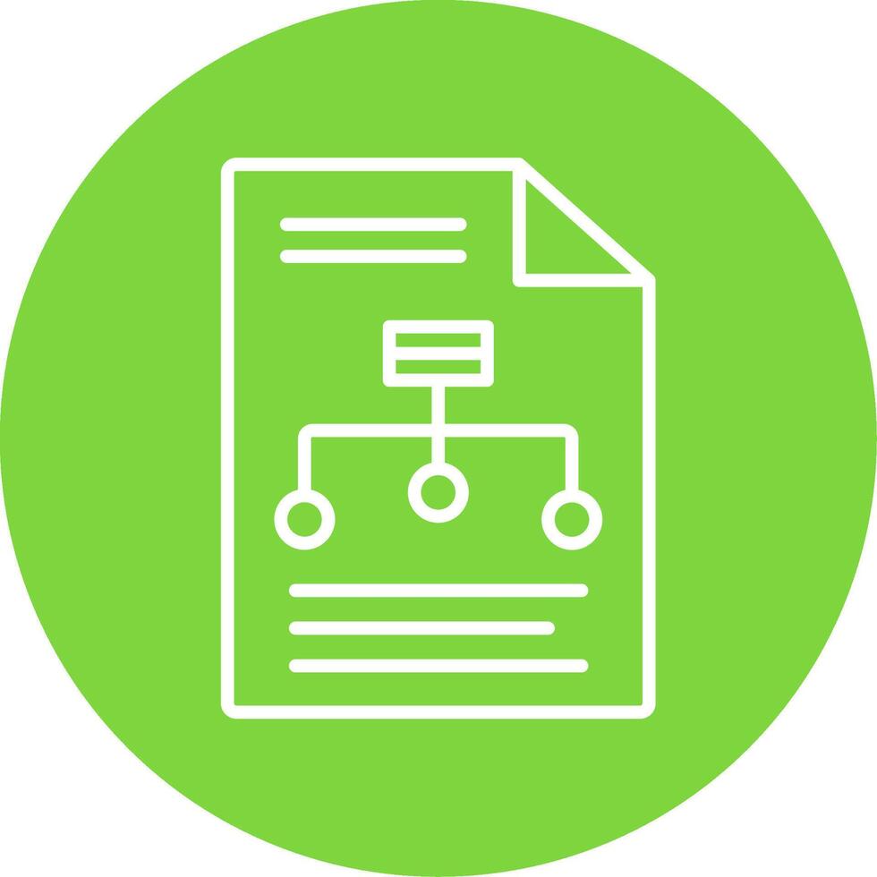 Hierarchy Multi Color Circle Icon vector