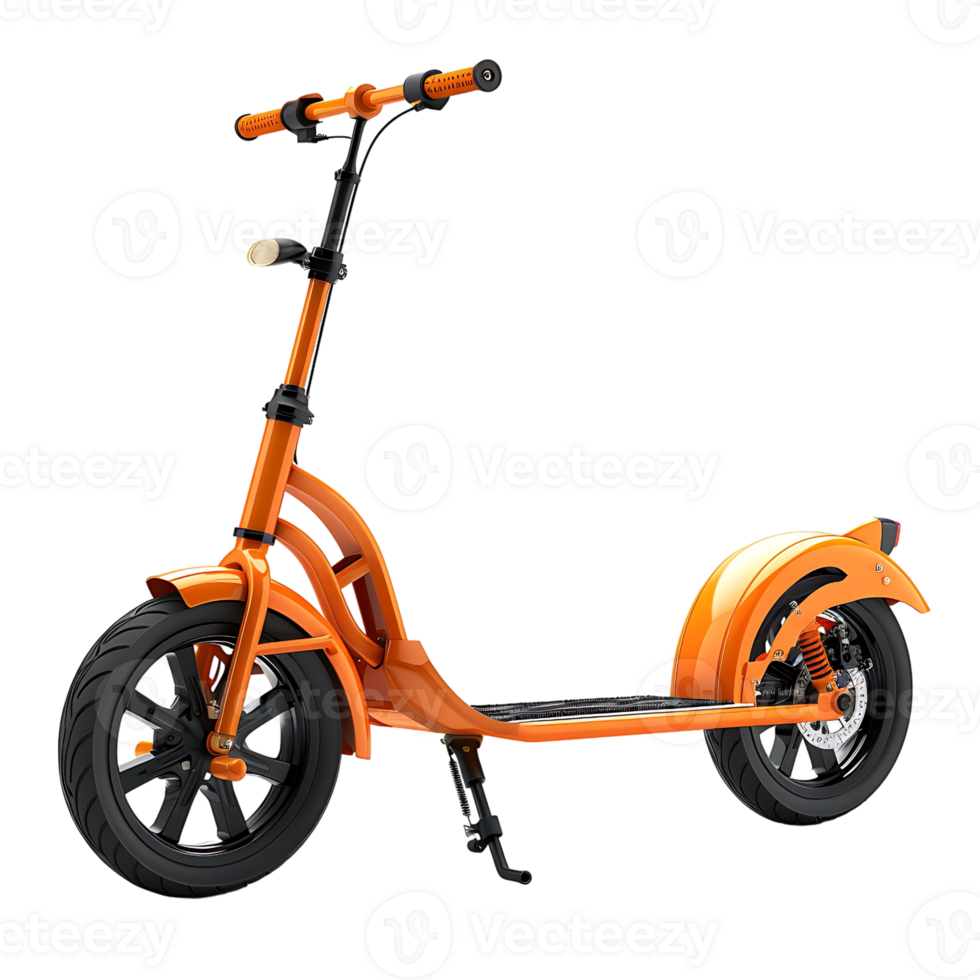 3d scooter en aislado transparente antecedentes png