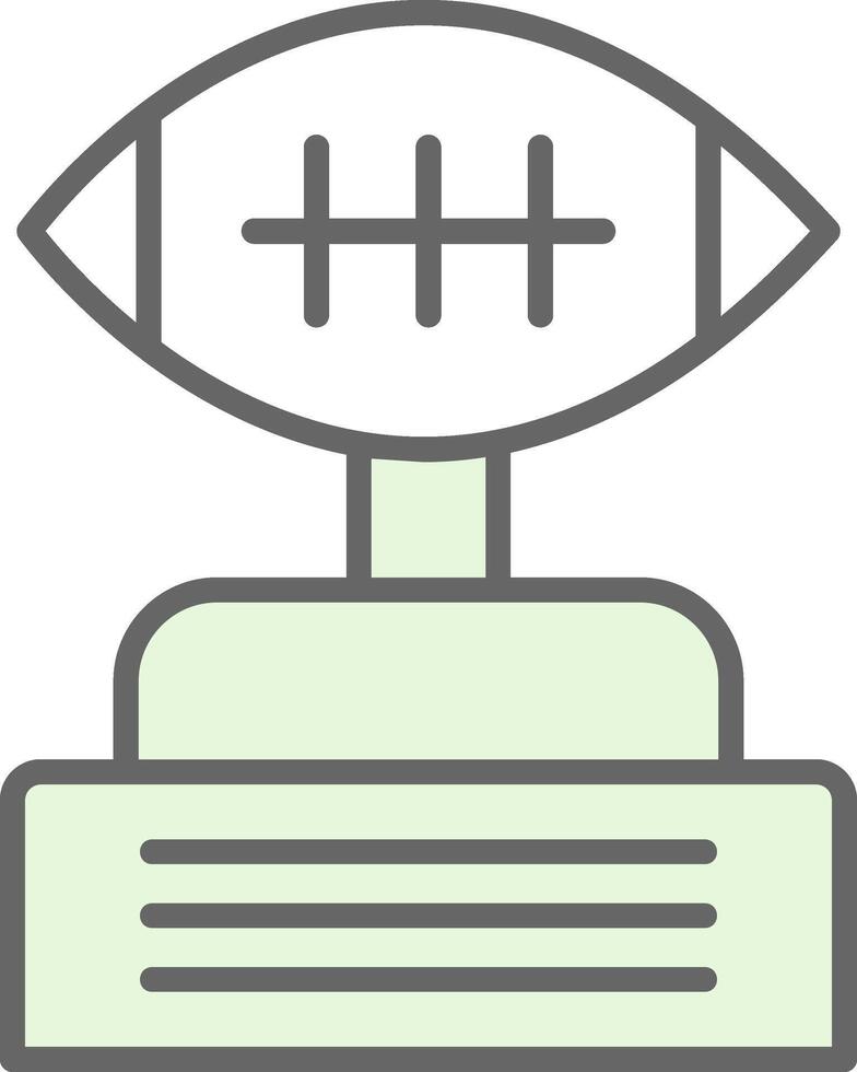 Football Fillay Icon Design vector