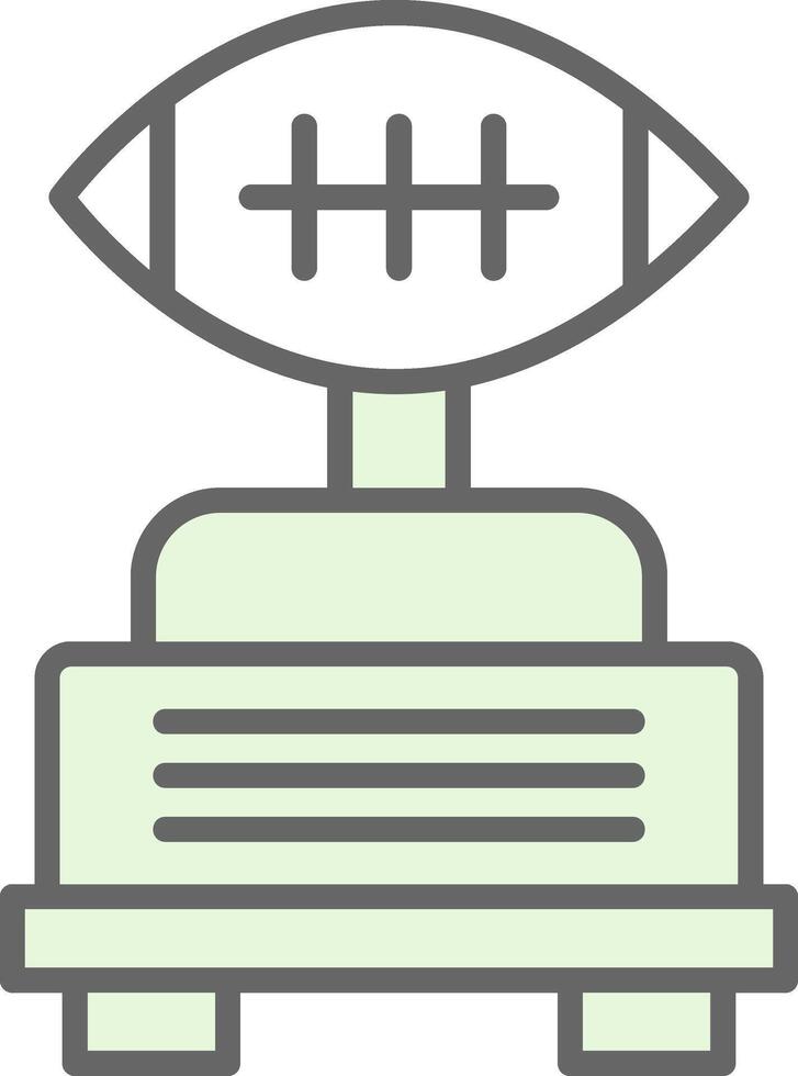 Football Fillay Icon Design vector