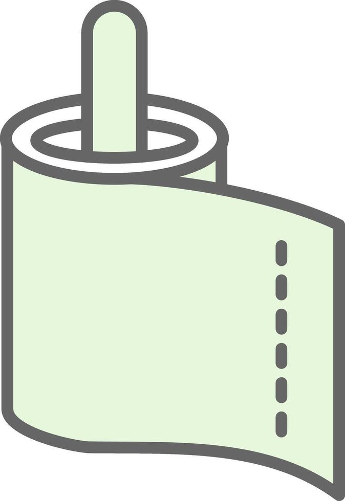 Paper Towel Fillay Icon Design vector