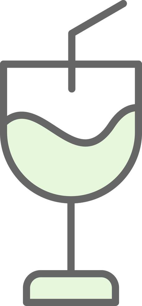 Glass Fillay Icon Design vector