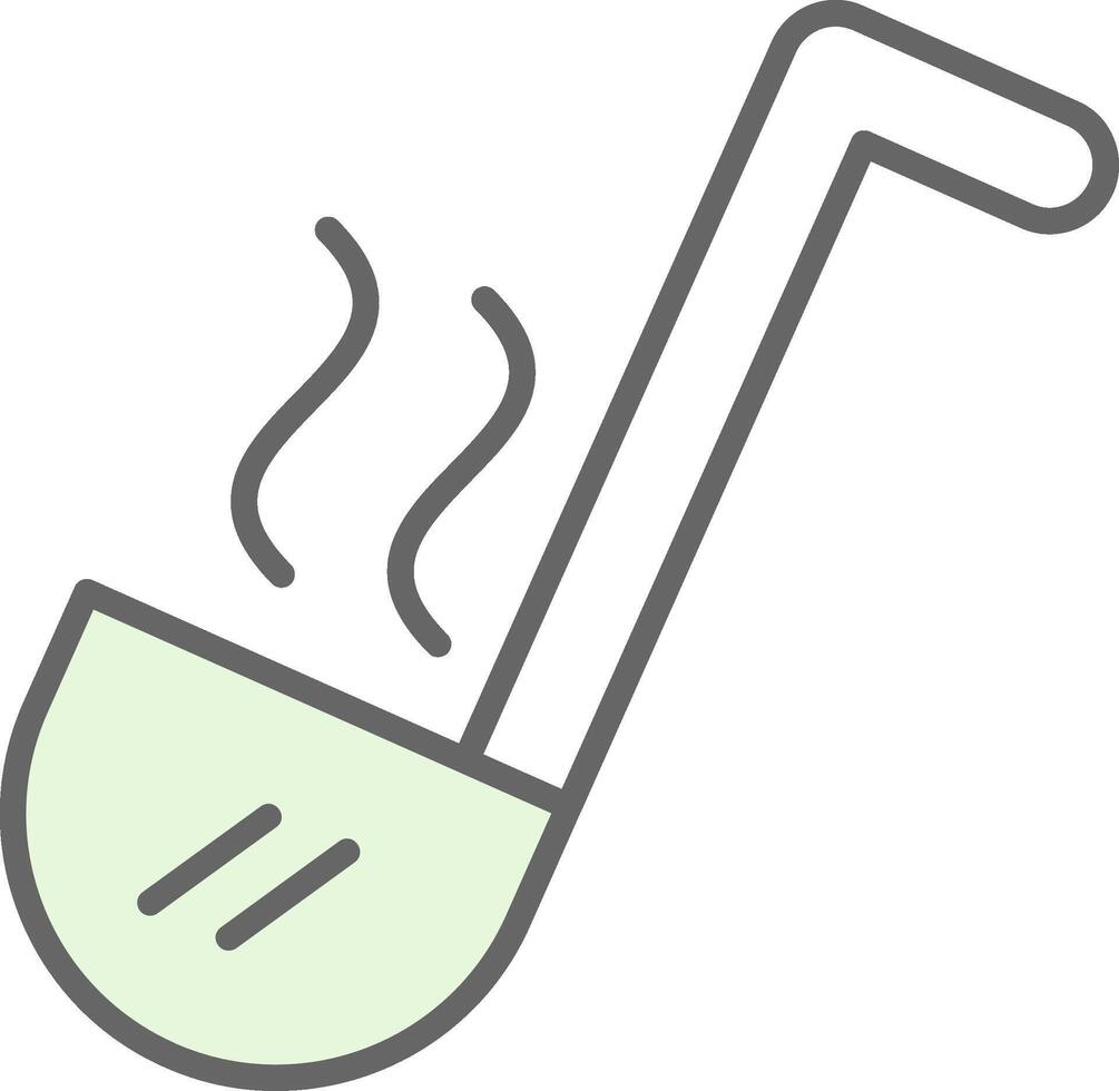 Ladle Fillay Icon Design vector