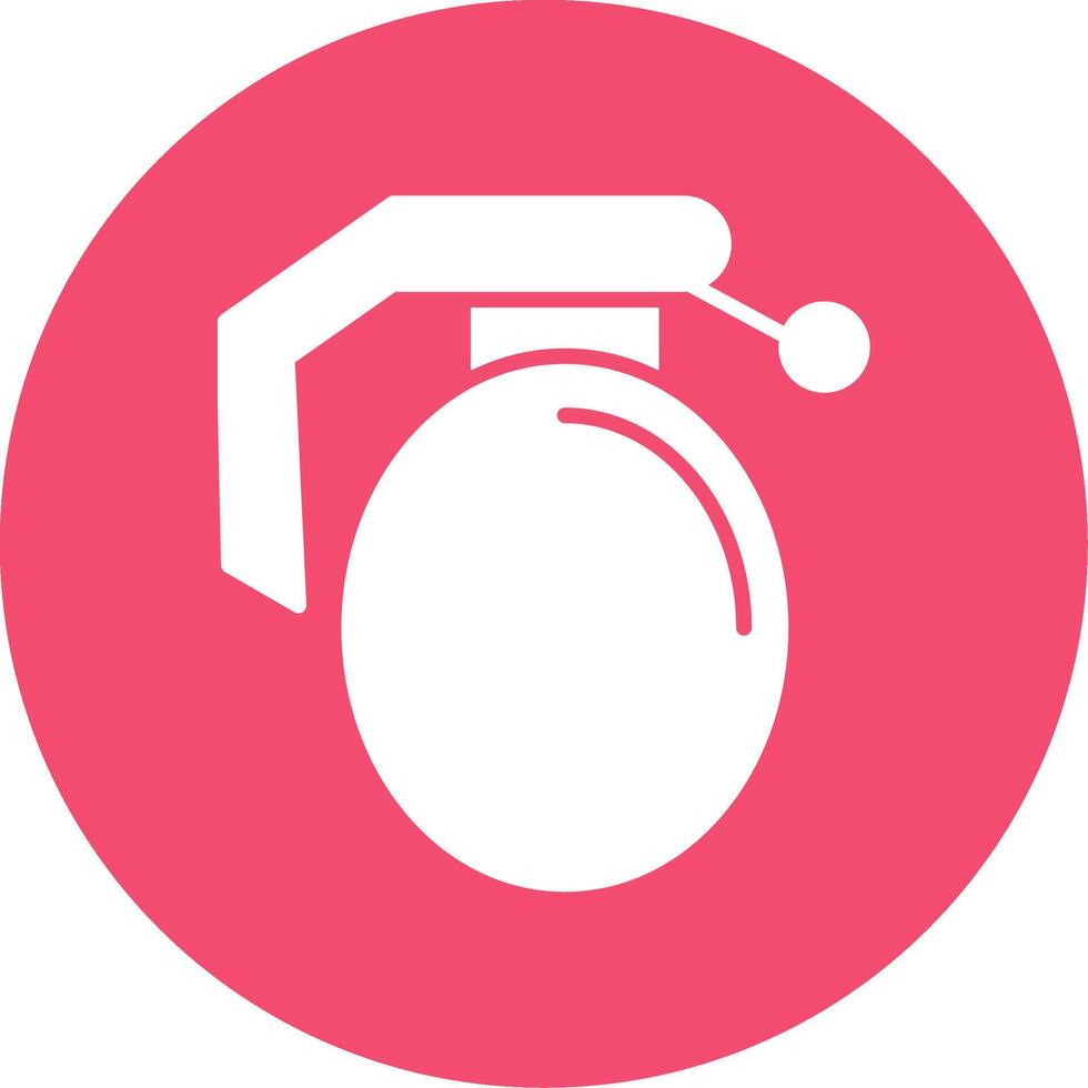 Grenade Multi Color Circle Icon vector
