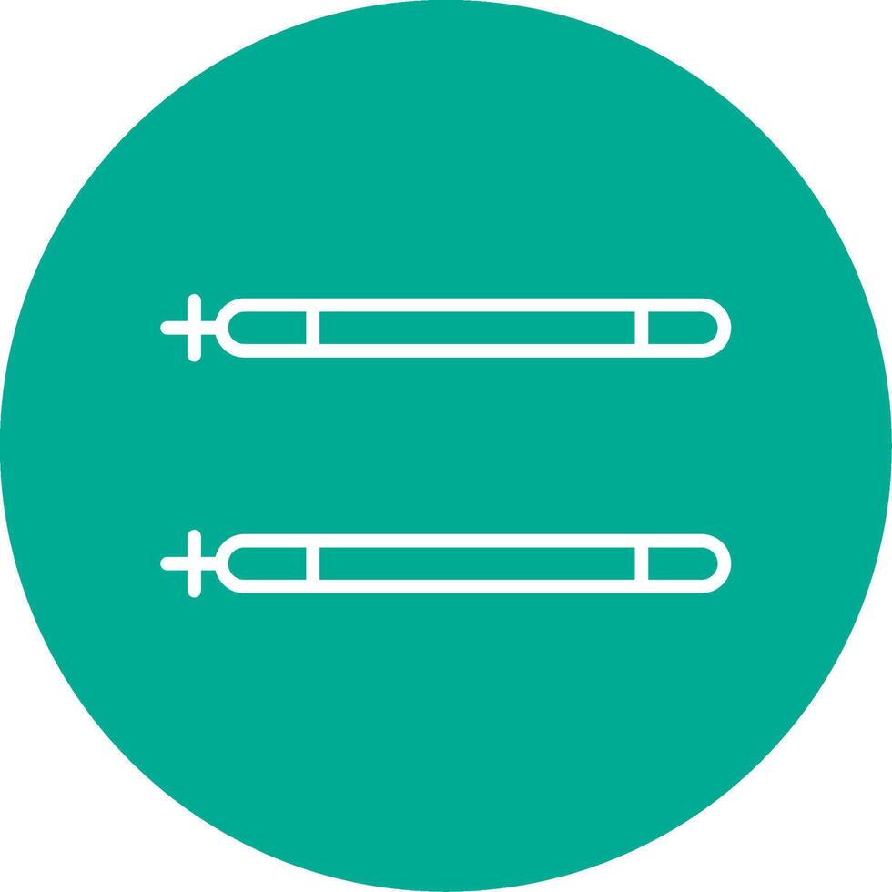 Sticks Multi Color Circle Icon vector