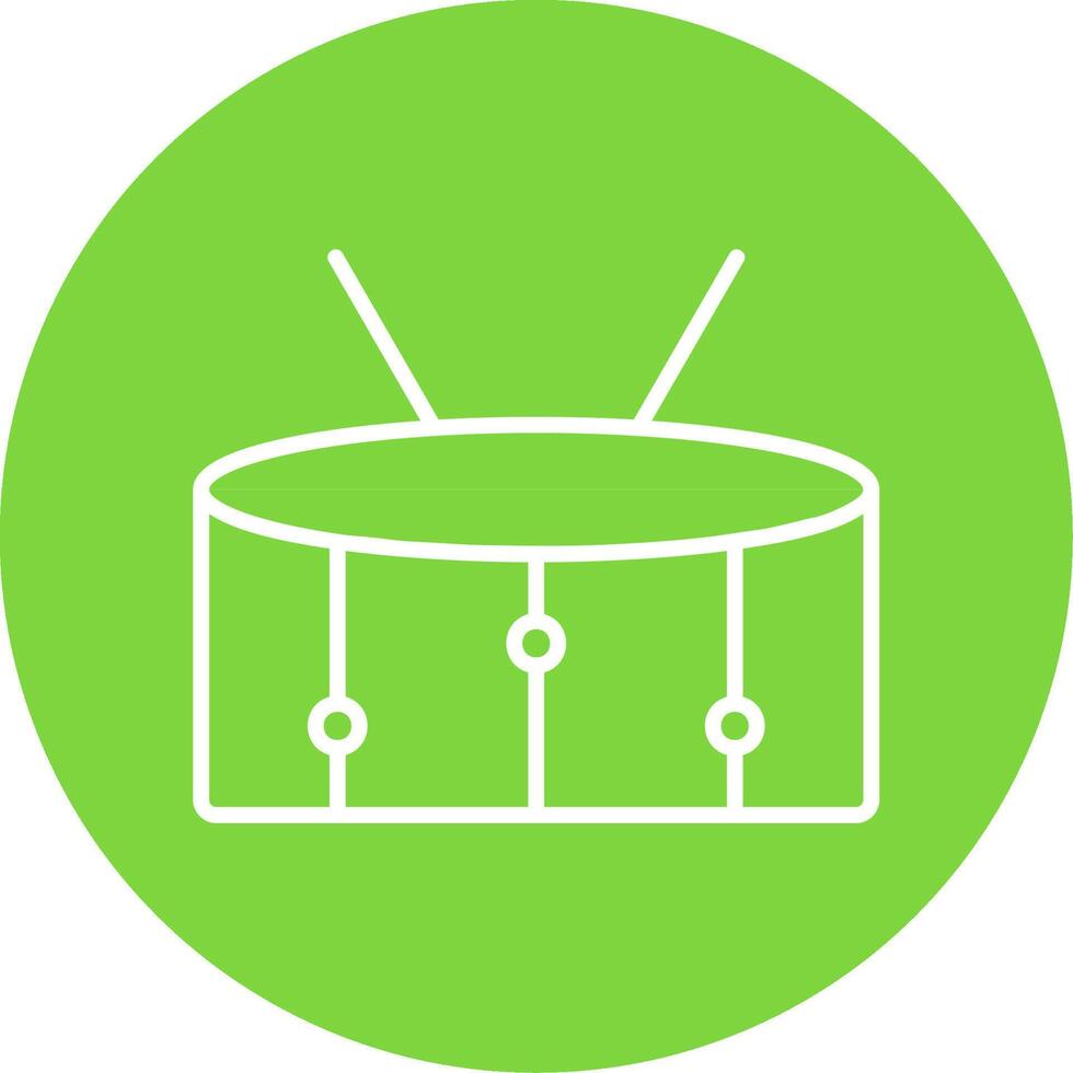 Snare Multi Color Circle Icon vector