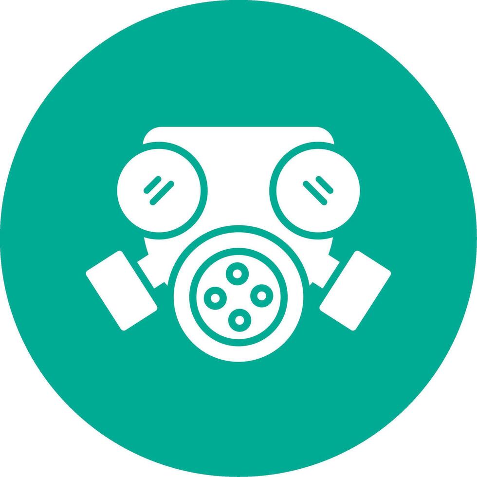 Mask Multi Color Circle Icon vector