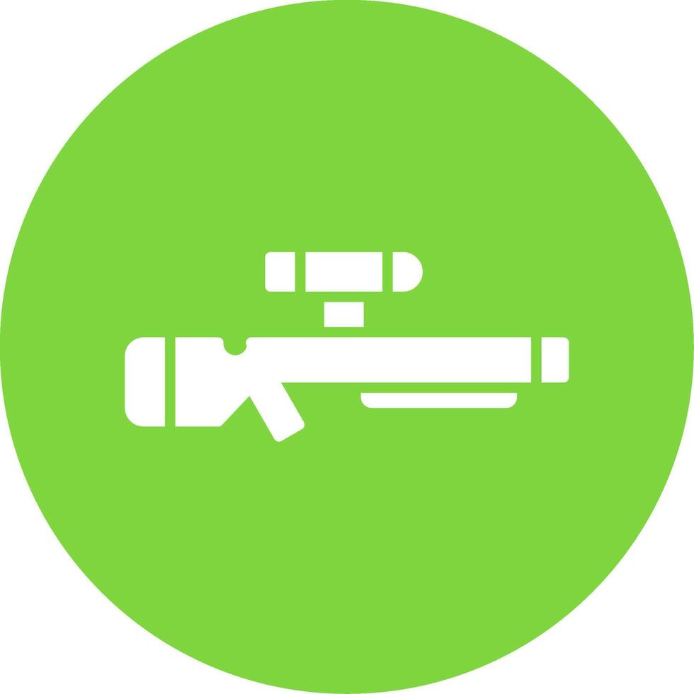 Shotgun Multi Color Circle Icon vector
