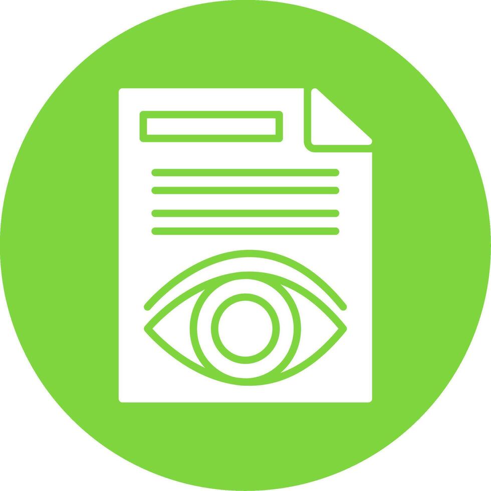 Document Multi Color Circle Icon vector
