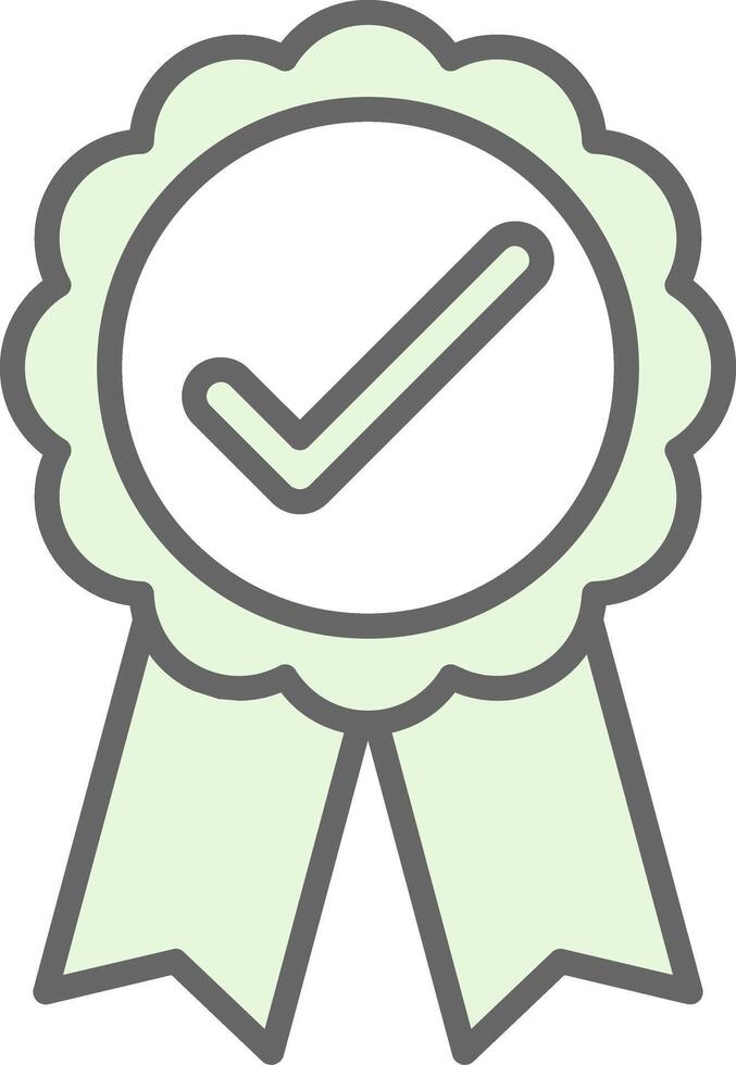 Badge Fillay Icon Design vector