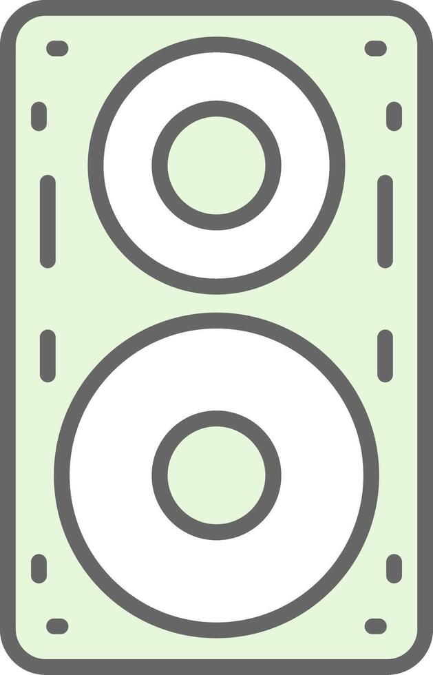 Speaker Fillay Icon Design vector