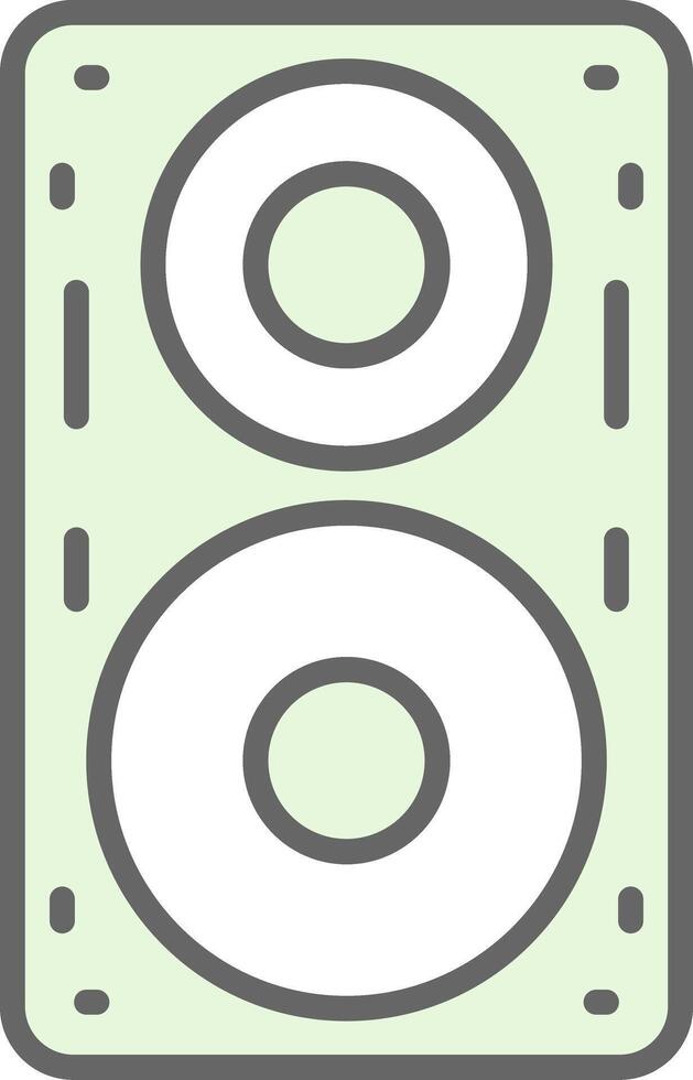 Speaker Fillay Icon Design vector